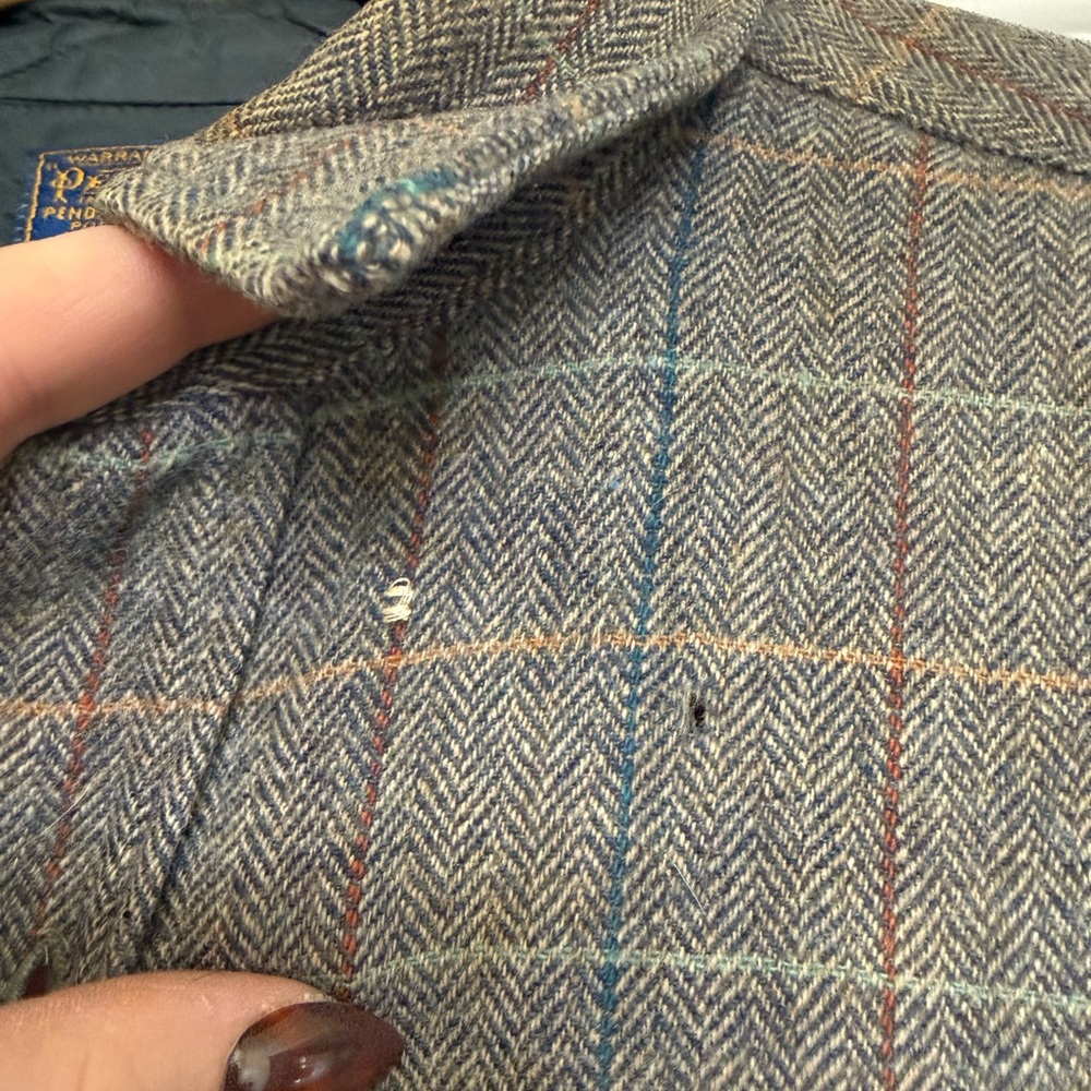 Pendleton Brown Plaid Button-Down Shirt - Picture 4 of 8
